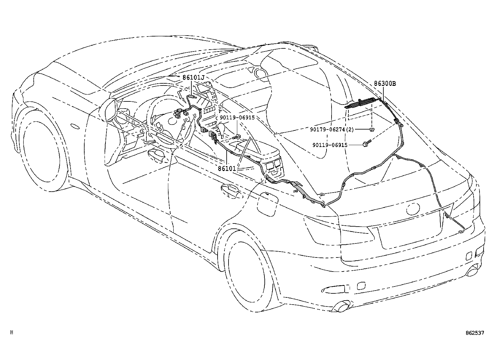 Схема lexus is 250