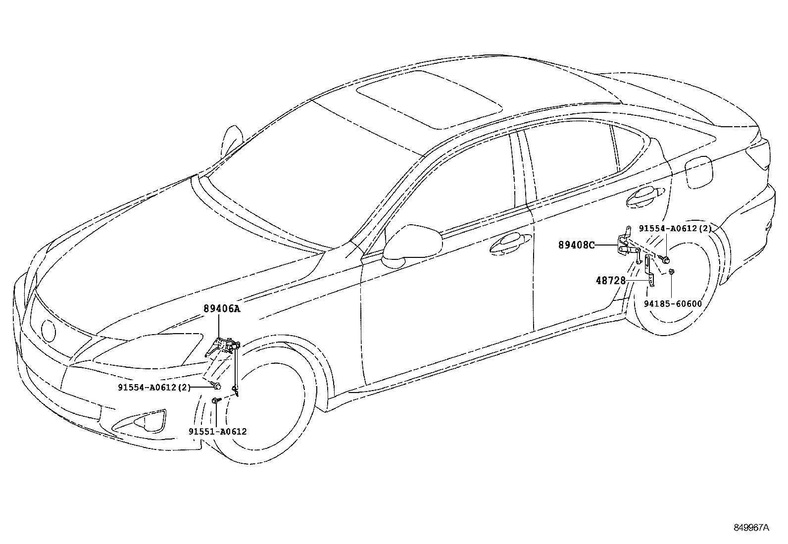 Схема lexus is 250
