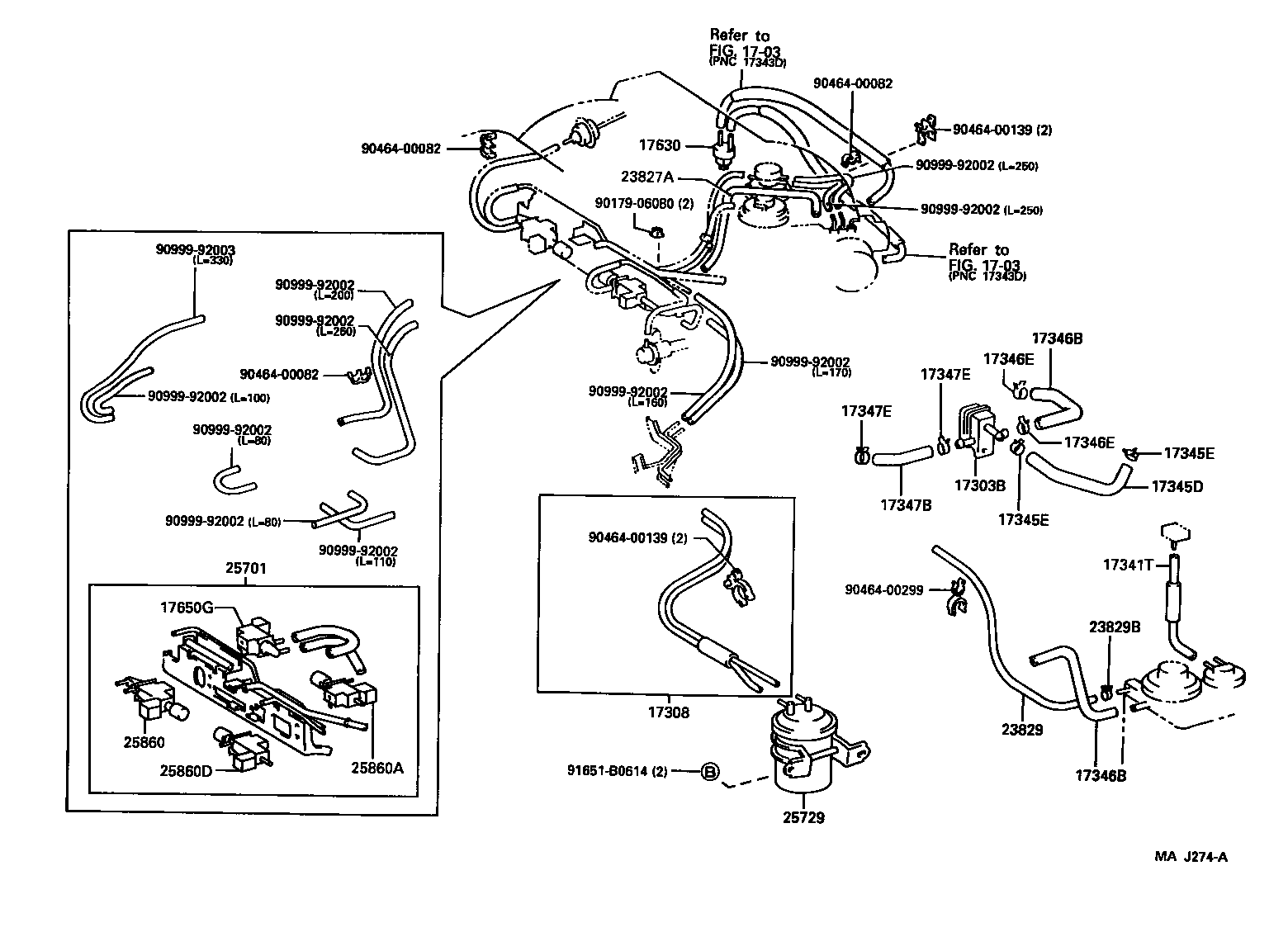 2002 lexus es300 vacuum hose diagram