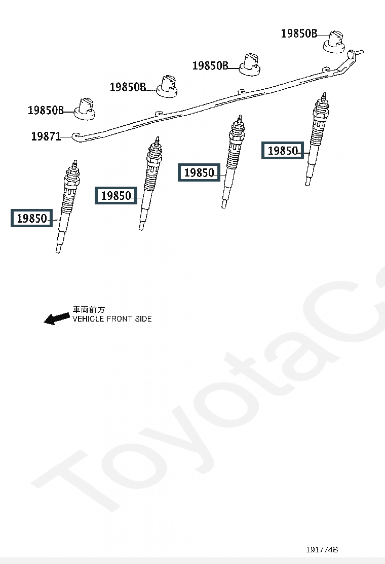 свеча накаливания Лексус (артикул 1985030010)