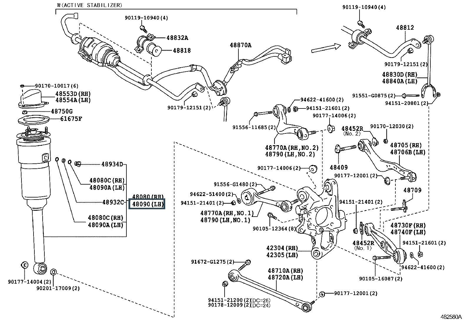 Запчасти Лексус: деталь 9091706061
